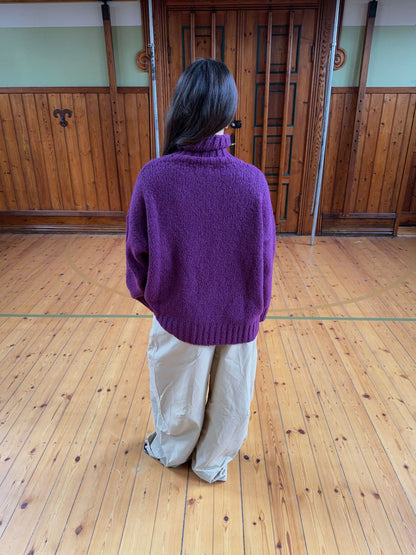 Valdamara oversized turtleneck - Purple