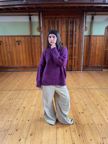 Valdamara oversized turtleneck - Purple
